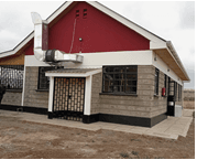 Completed CITAM kitchen block with extract ducting at Athi River
