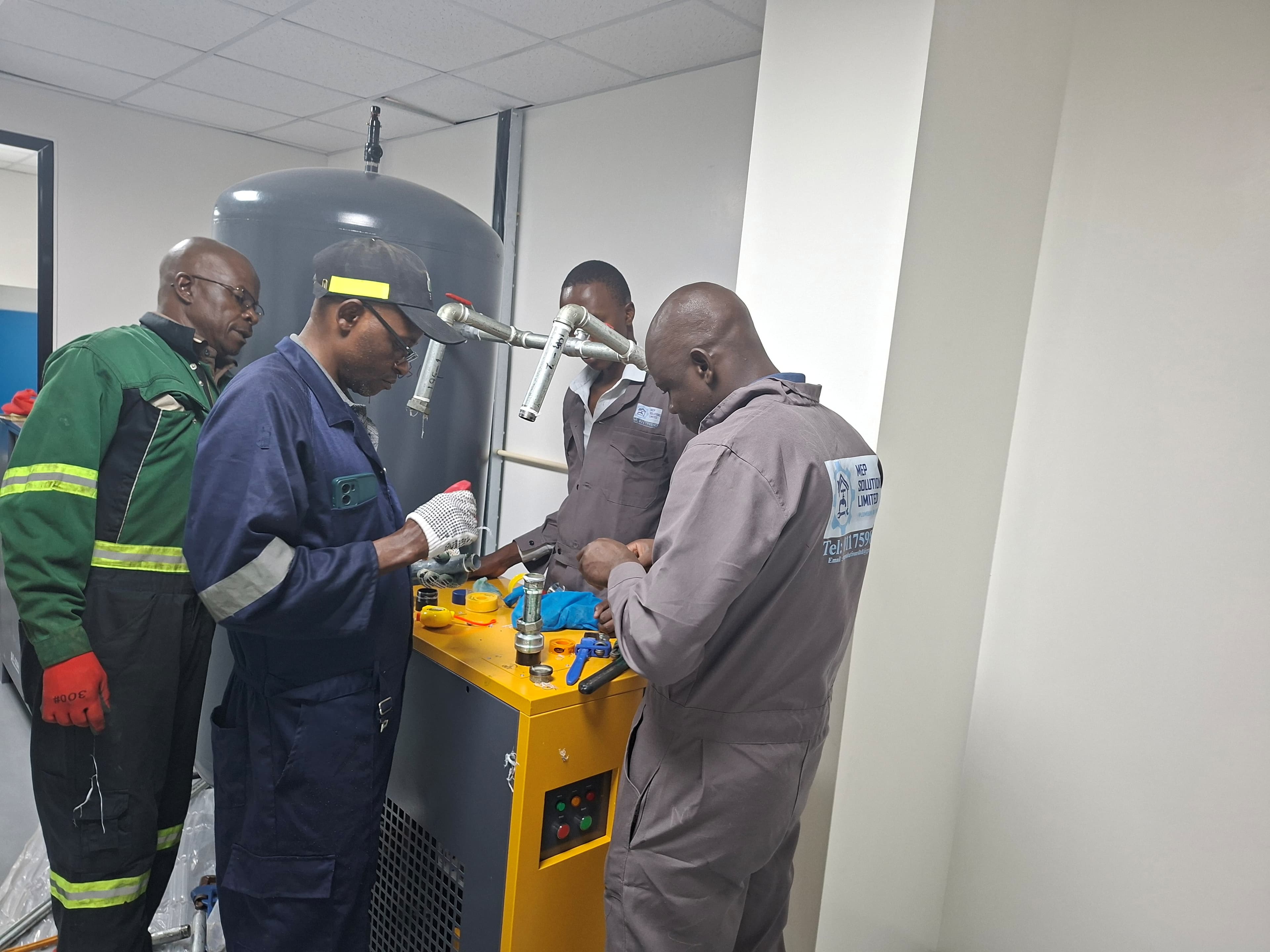 Afrilens Tech Warehouse building works